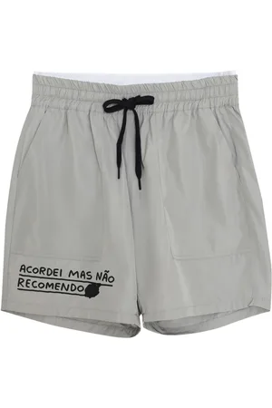 Uma Raquel Davidowicz Joggingshorts mit Slogan-Print
