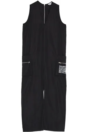 Uma Raquel Davidowicz Jumpsuit mit Slogan-Detail