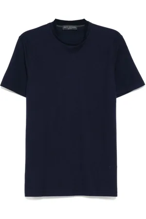 brett johnson T-Shirt mit doppeltem Kragen