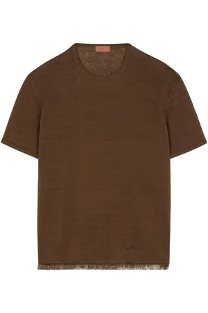 Alanui Gestricktes Leinen-T-Shirt