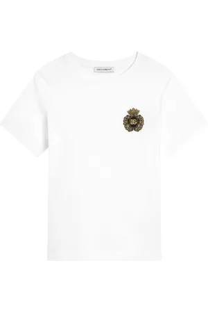 Dolce & Gabbana T-Shirt mit Logo-Stickerei