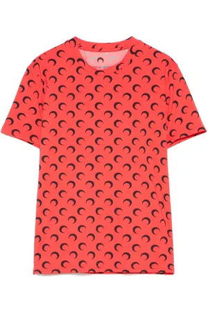 Marine Serre Moon T-Shirt aus Jersey