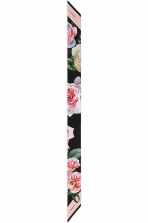 Dolce & Gabbana Stirnband mit Blumen-Print