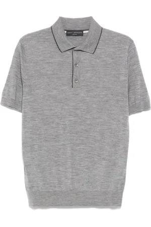brett johnson Kurzärmeliges Poloshirt