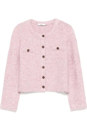 B+AB Cardigan mit Rundhalsausschnitt