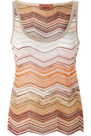 Missoni Lamé-Tanktop mit Zickzackmuster