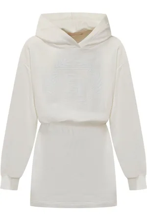 Elisabetta Franchi Kleid mit Logo-Stickerei