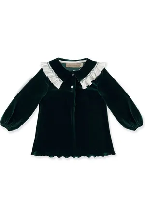LA STUPENDERIA Poloshirt aus Velours
