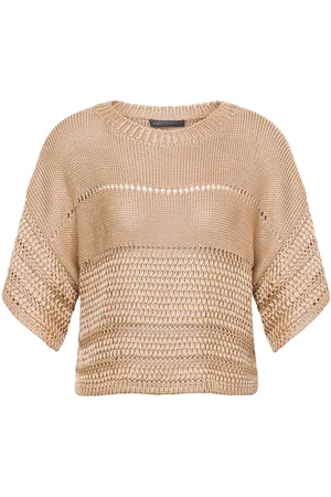 Alberta Ferretti Pullover mit Lochstrickmuster
