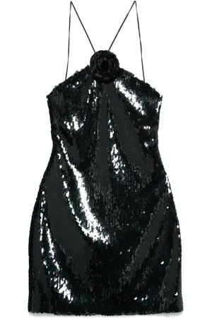 MAGDA BUTRYM Choker-Minikleid mit Pailletten