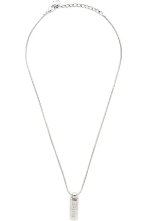 Dior 2000s Halskette mit Logo-Anhänger