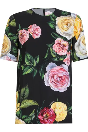 Dolce & Gabbana Bluse mit Blumen-Print