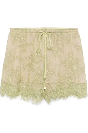 BLUMARINE Shorts aus Blumenspitze