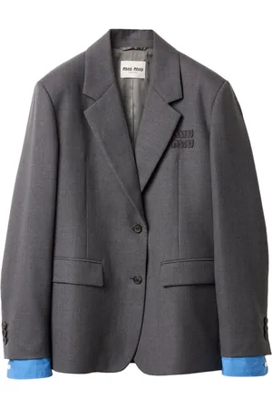 Miu Miu Einreihiges Gabardine-Sakko