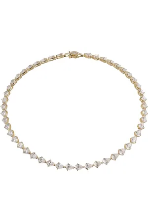 Anabela Chan Nova Eternity Halskette aus 18kt Gelbgold-Vermeil mit Diamanten
