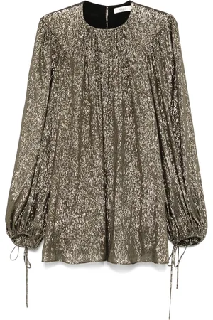 Chloé Bluse aus Lamé