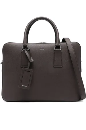 Sandro Aktentasche mit Logo-Print