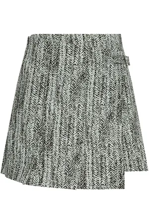 Ganni Tweed-Minirock