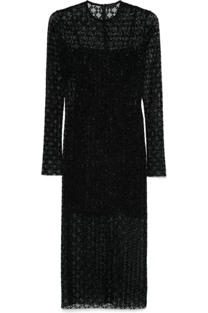 Givenchy Midikleid mit Sheer-Effekt