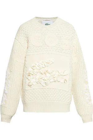 Lacoste X Lemarié Pullover mit Blumenapplikation