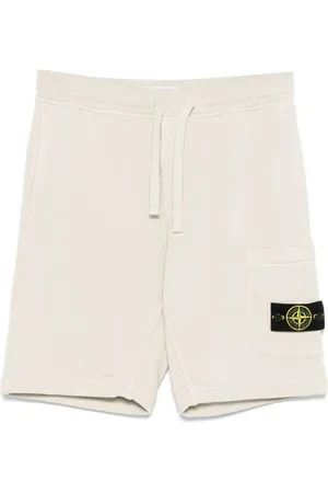 Stone Island Joggingshorts mit Kompass-Patch