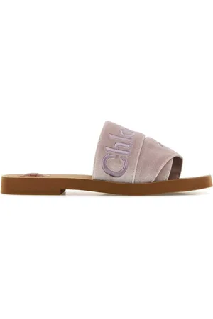 Chloé Slipper mit Logo-Stickerei
