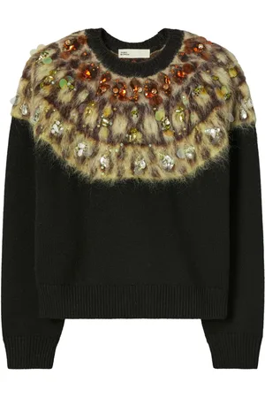 Tory Burch Verzierter Wollpullover