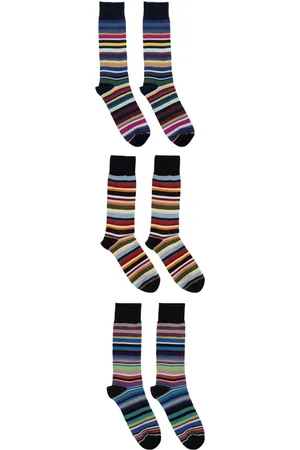 Paul Smith Gestreifte Socken (3er-Set)