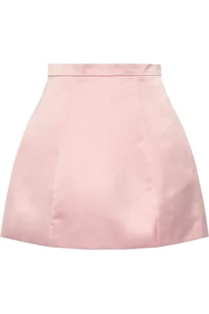 BLUMARINE Midirock aus Duchess-Satin