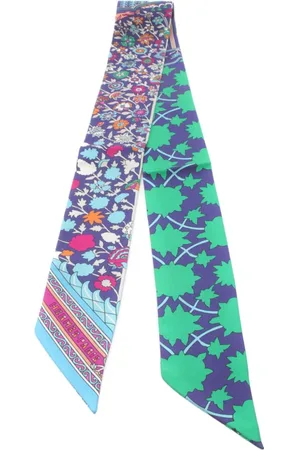 Hermès 2010s Schal mit Twilly Tapis Persans-Print