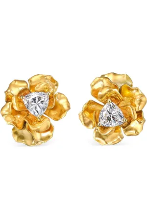 Anabela Chan 24kt Reine de Soleil Gelbgoldohrstecker