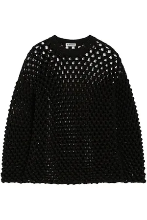 Jil Sander Pullover mit Lochstrickmuster