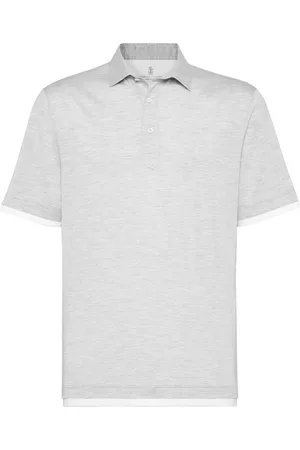 Brunello Cucinelli Poloshirt im Layering-Look