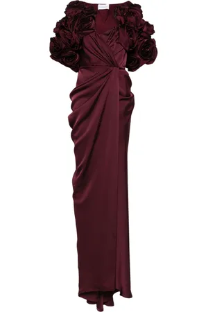 Ana Radu Schulterfreies Maxikleid