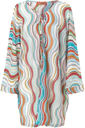 Missoni Wave Lamé-Strandkleid