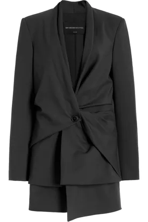 BRANDON MAXWELL Geraffter Blazer