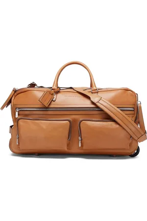Brunello Cucinelli Rollkoffer aus Leder