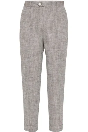 Brunello Cucinelli Klassische Hose mit Zickzackmuster