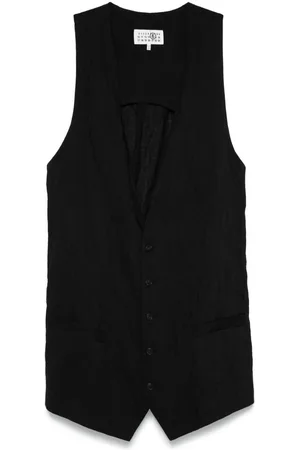 Maison Margiela Weste mit tiefem Ausschnitt