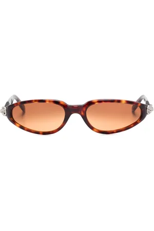 Gianfranco Ferré Sonnenbrille mit ovalem Gestell