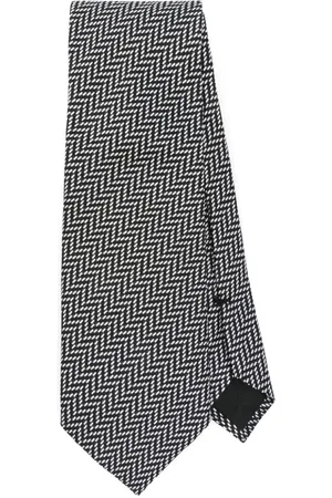 Tom Ford Krawatte mit Zickzackmuster