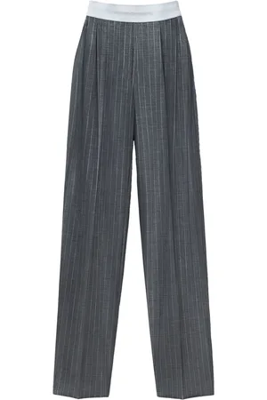 Alexander Wang High-Waist-Hose mit Bundfalten