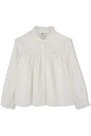 Chloé Bluse mit Rüschenkragen