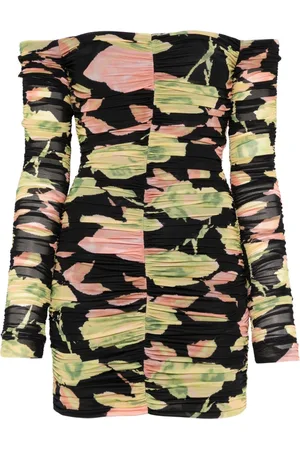BLUMARINE Minikleid mit Blumen-Print