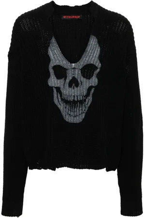 OTTOLINGER Pullover mit Totenkopf-Print