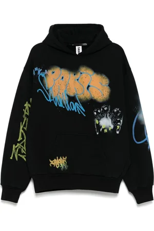 SANKUANZ Hoodie mit Kritzelbild