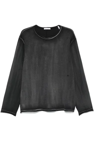 Helmut Lang Stückgefärbtes Langarmshirt