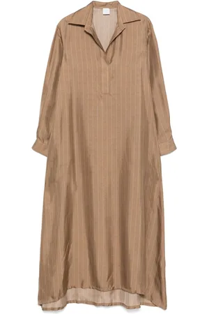 ELEVENTY Maxikleid mit Nadelstreifen