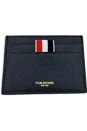 Thom Browne Kartenetui aus gekörntem Leder