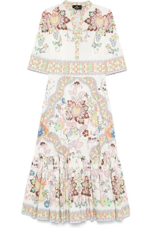 Etro Maxikleid mit Blumen-Print